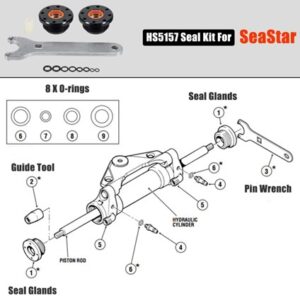 Kit de reparacion direccion hidraulica Seastar - HS5157 - Imagen 3
